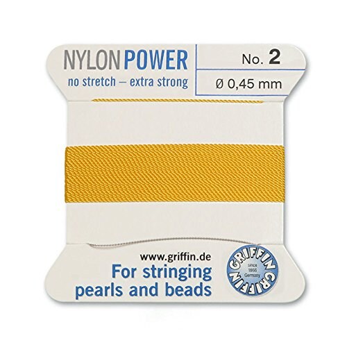 2 Amber Griffin Nylon Bead Cord (2 Meters) Michaels