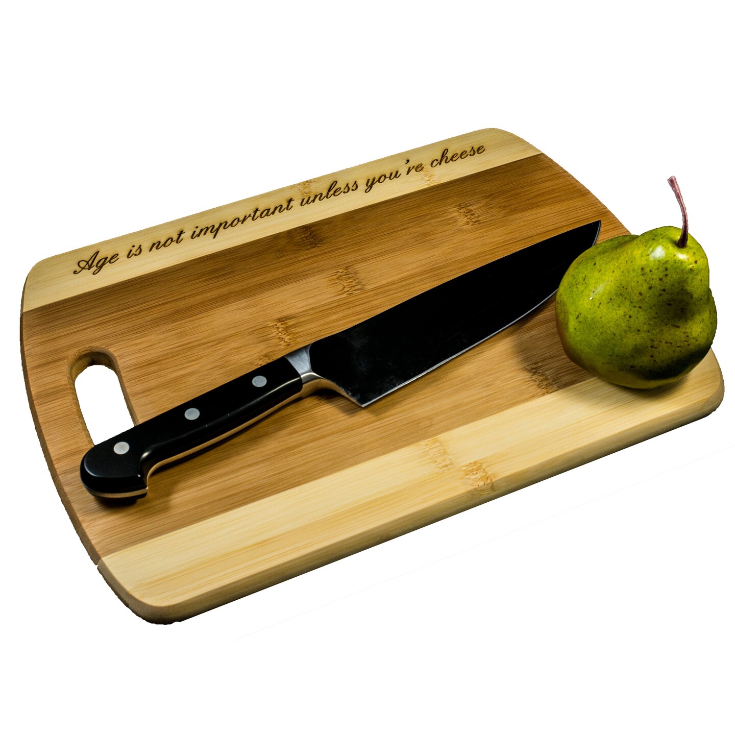 Age is not important unless you&#x27;re cheese Cutting Board Bamboo CTCBTT14