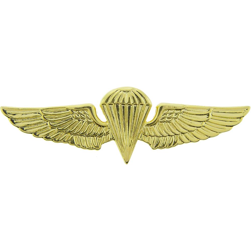 U.S. Navy Parachutist Pin Gold Plated 2 3/4&#x22;