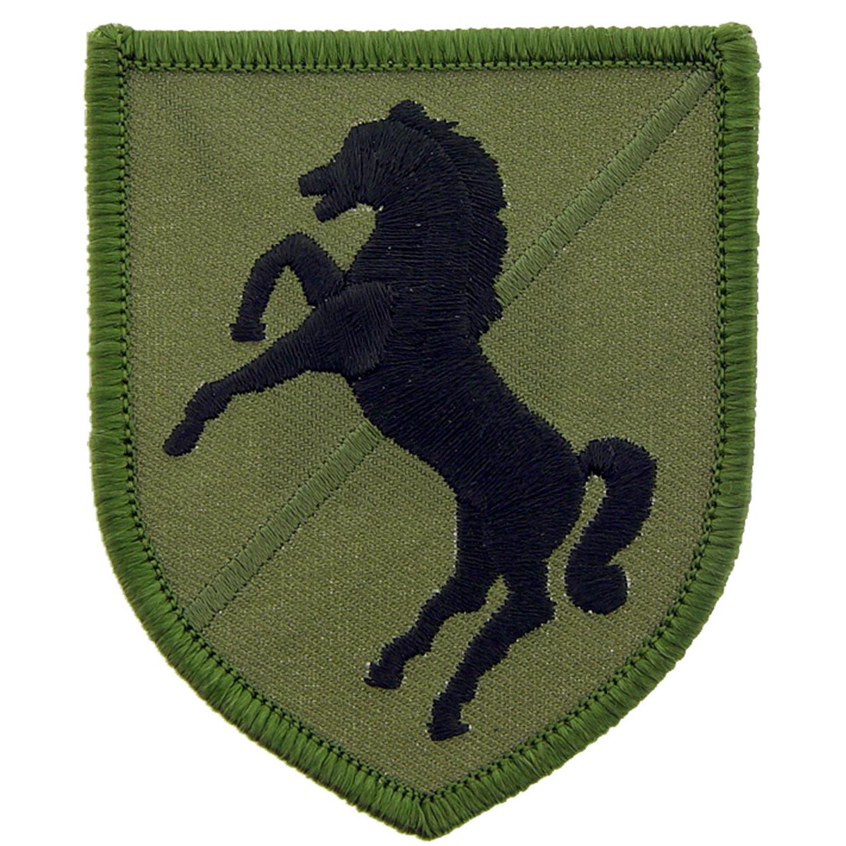 EagleEmblems PM0709 Patch-Army,011TH CAV.DIV. (Subdued) (3&#x27;&#x27;)