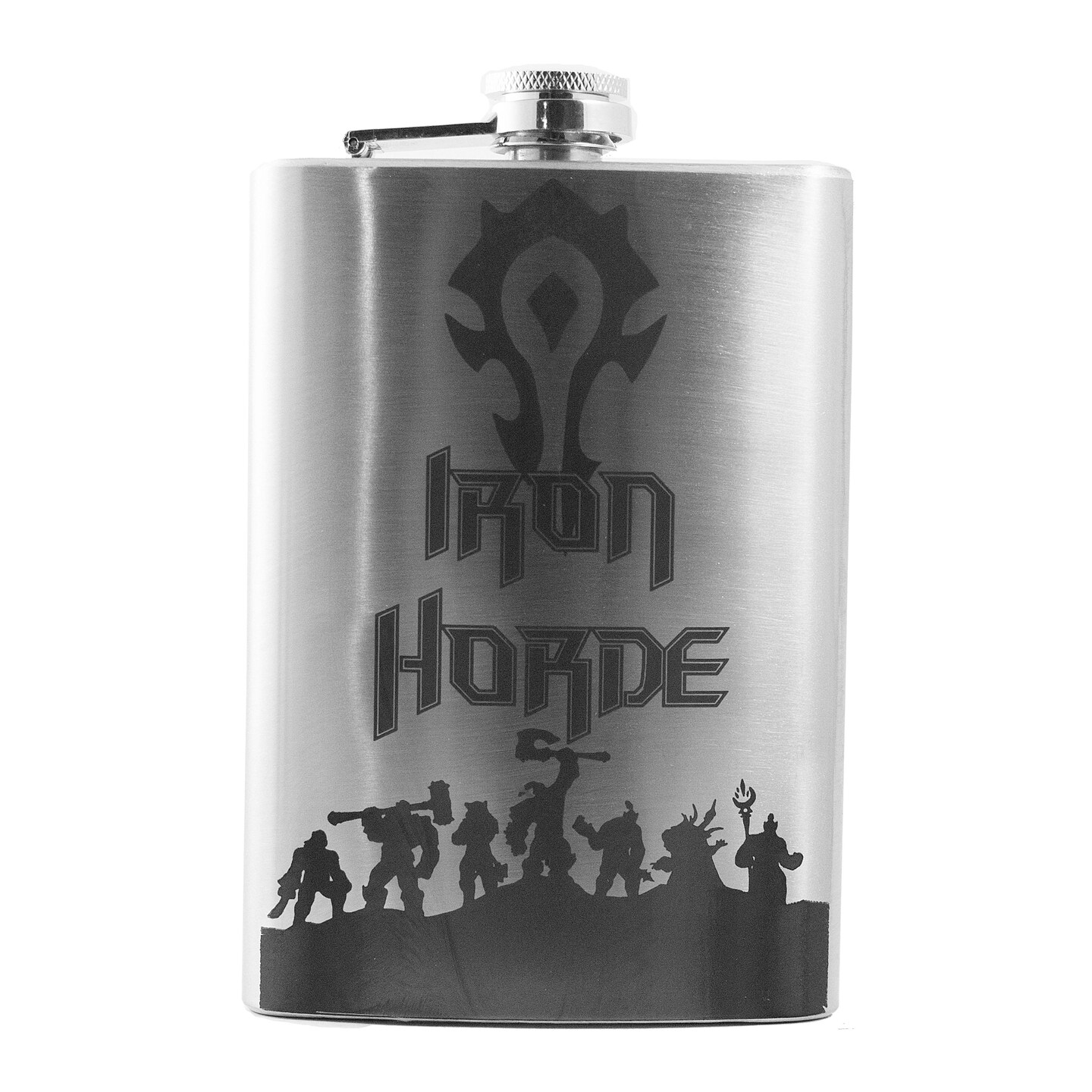 8oz Iron Horde Stainless Steel Flask 8oz Iron Horde Stainless Steel Flask
