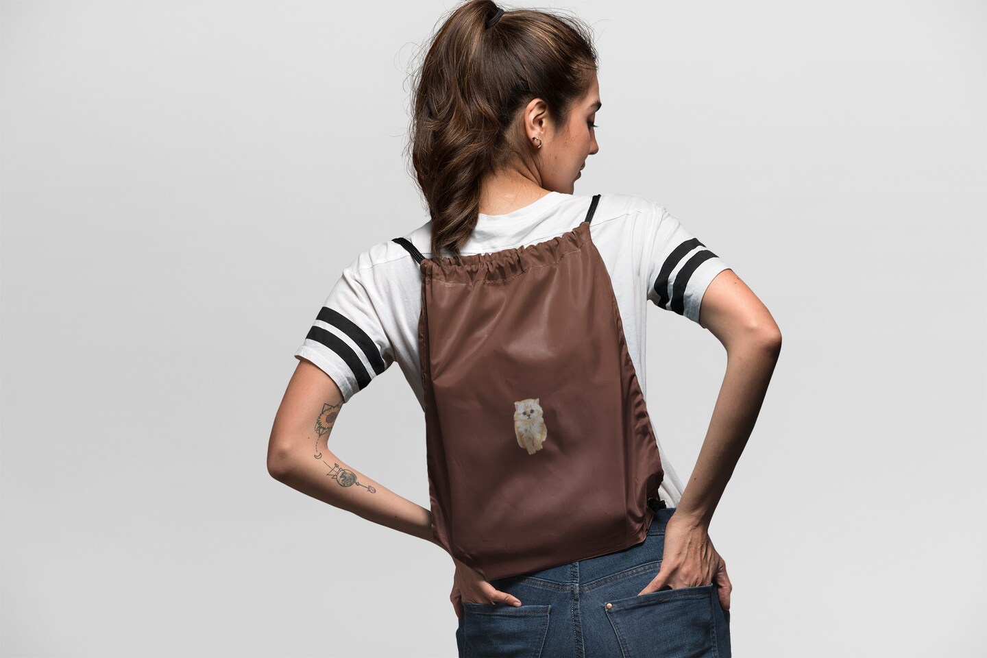 Angora Cat, White Kitten, Realistic Pets, Embroidered, Iron on Patch