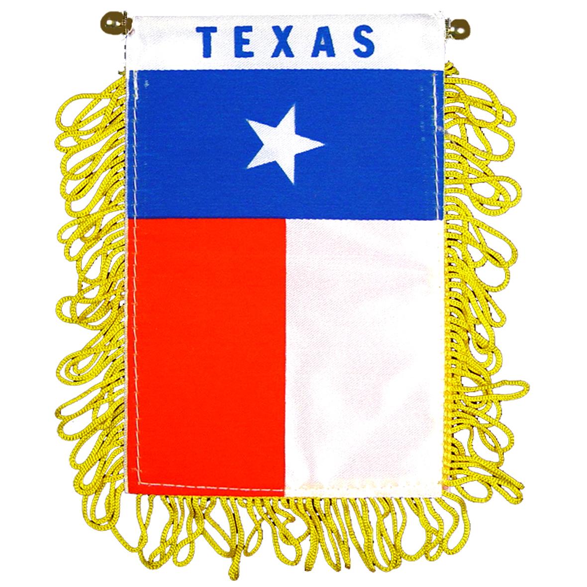 Texas State Flag Mini Banner 3&#x22; x 5&#x22;