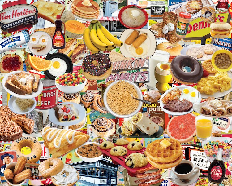 Hart 24&#x22;x30&#x22; 1000 pc Premium Jigsaw Puzzle - Boomers&#x27; Favorite Breakfast 