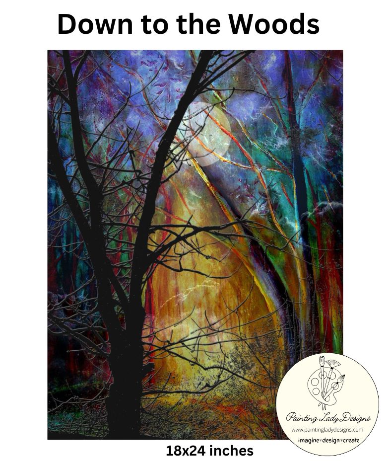 Down to the Woods - Art paper for Decoupage and Mixed Media