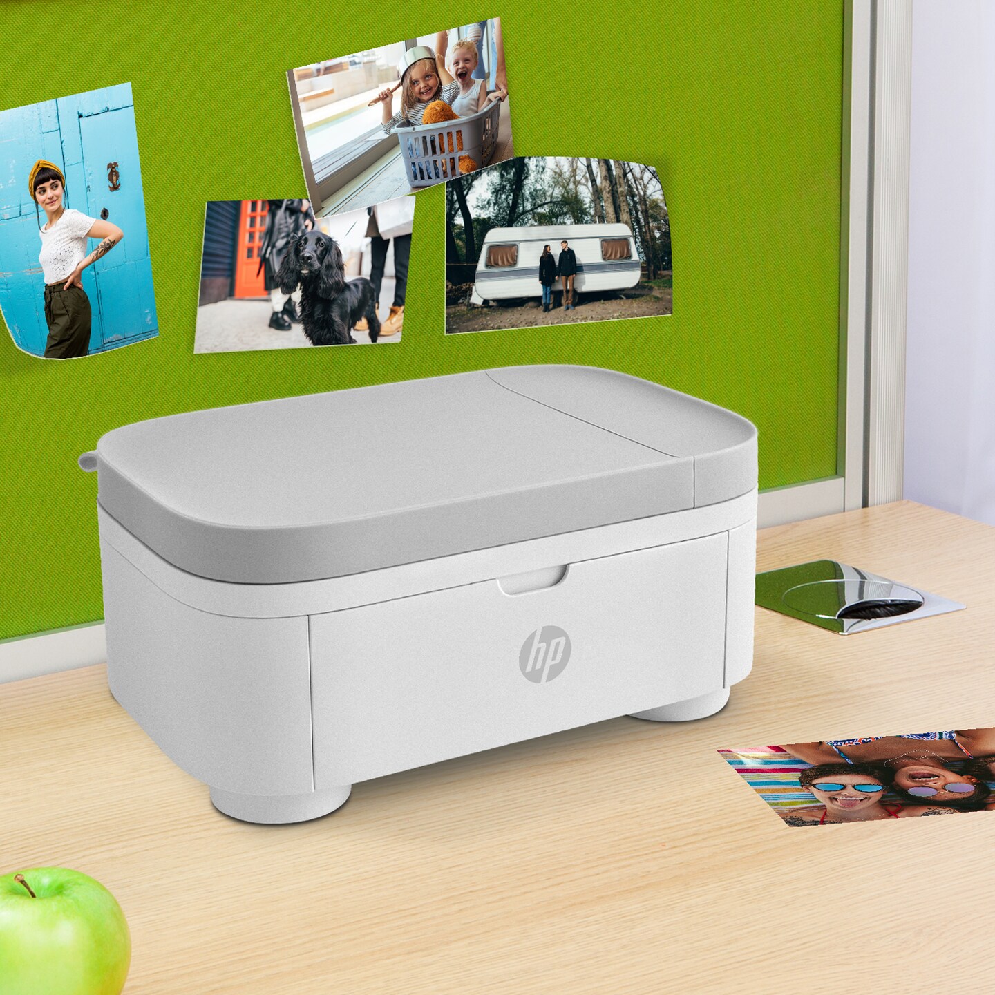 HP Sprocket Studio Plus Portable Printer, 4x6&#x22; WiFi Instant Photo Printer for iOS &#x26; Android Devices