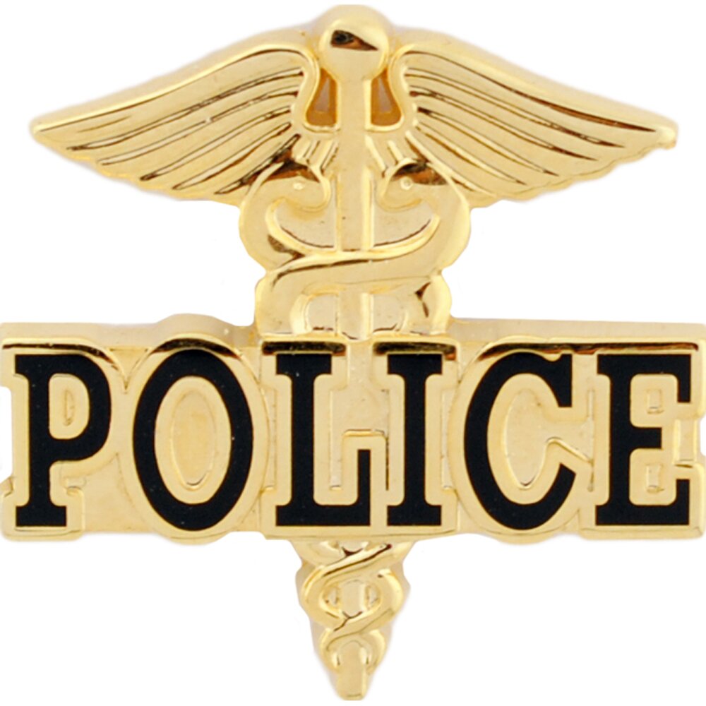 EagleEmblems P02304 Pin-Pol,Medical Caduceus (1&#x27;&#x27;)