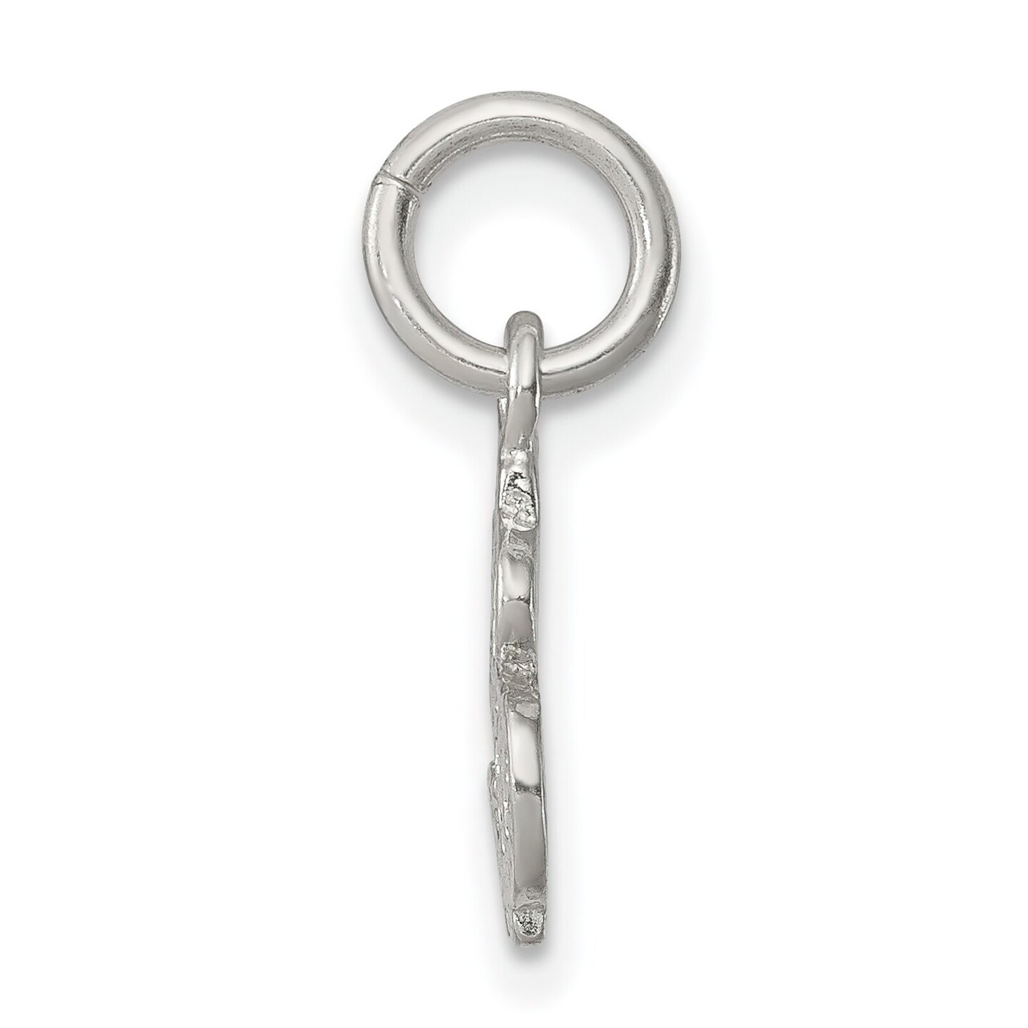 Sterling Silver Dollar Sign Charm Pendant Money Jewelry 12 X 7mm 