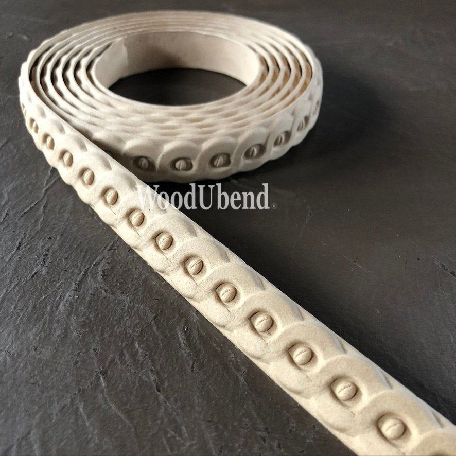 WoodUbend Pack of rolls of Serpentine Style Trim