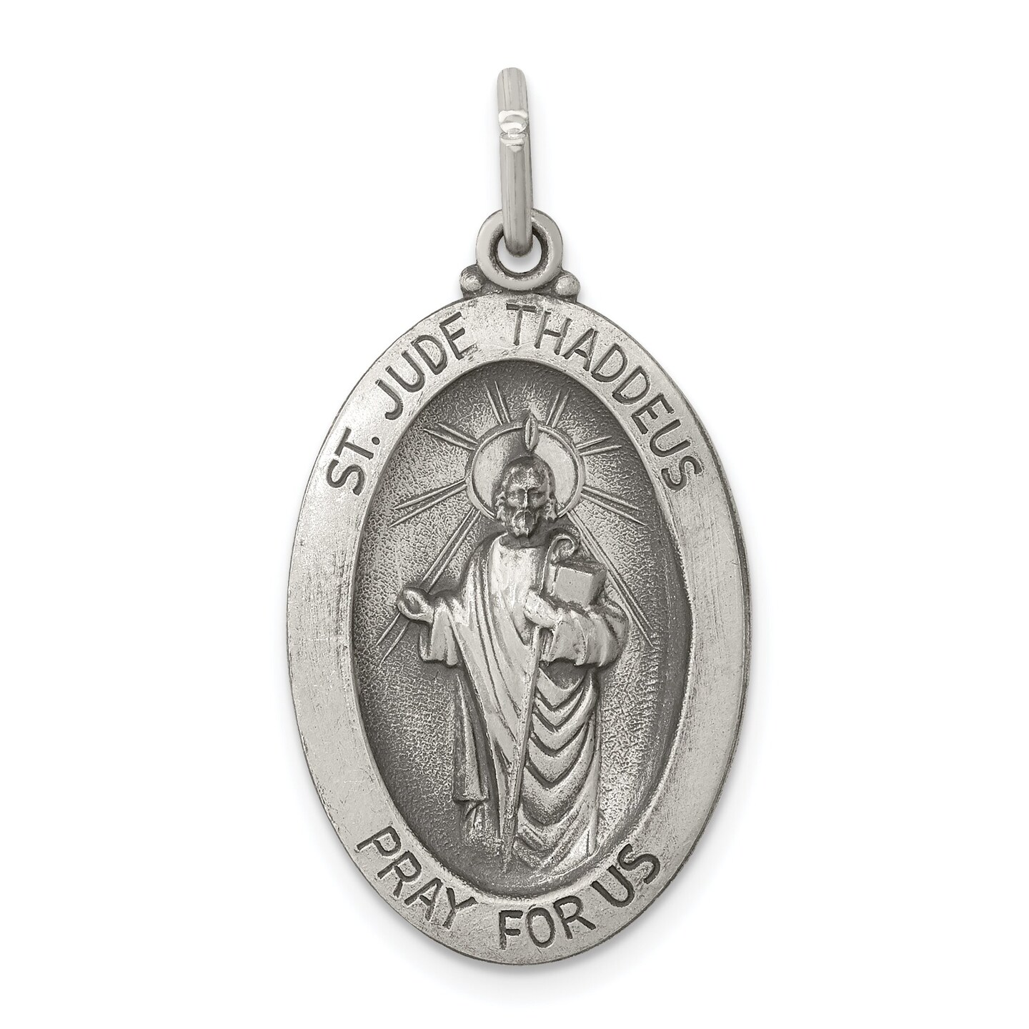 Sterling Silver Saint Jude Thaddeus Medal | Michaels