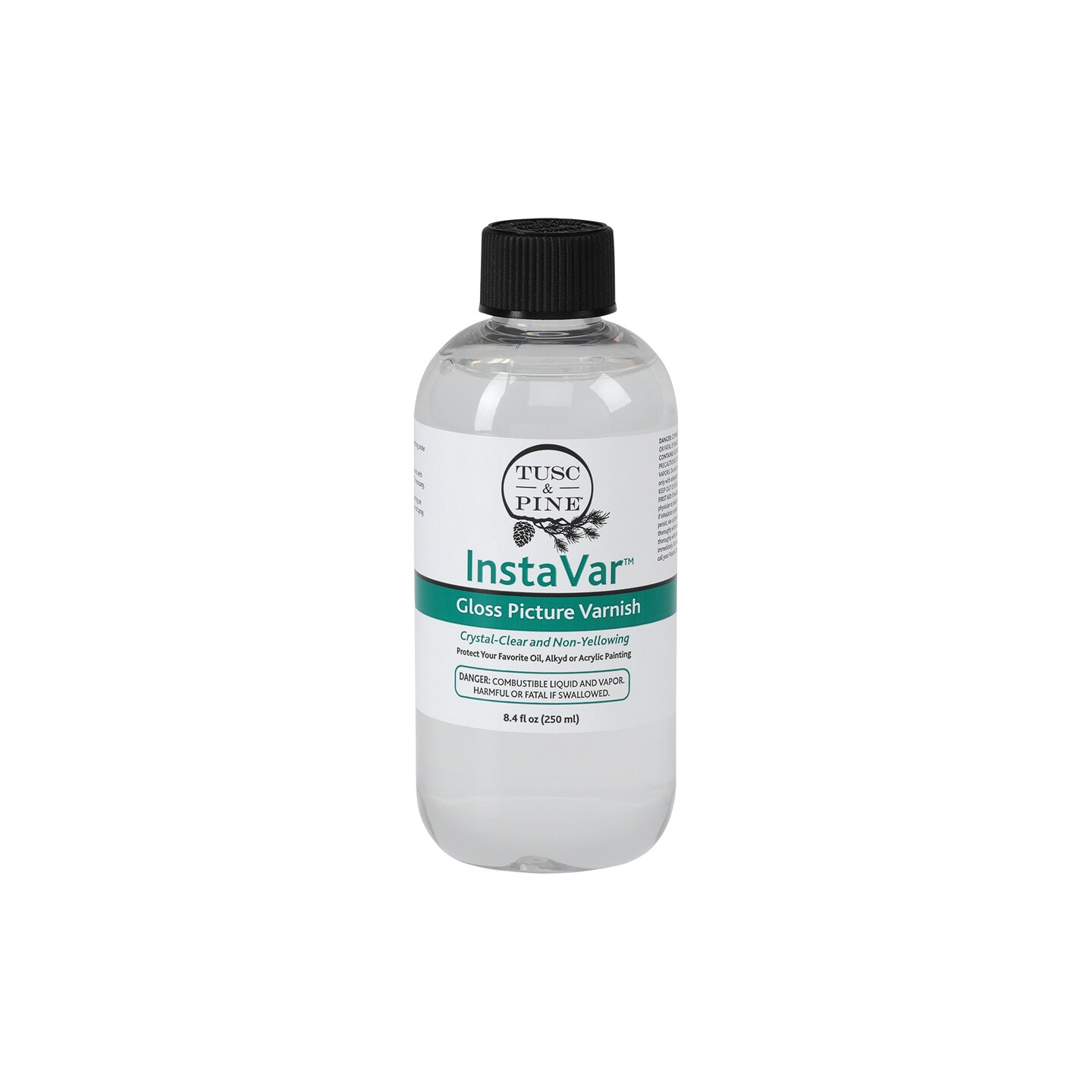 Tusc & Pine InstaVar™ Gloss Picture Varnish - Archival Quality Varnish for Oil, Alkyd, and Acrylic Artists