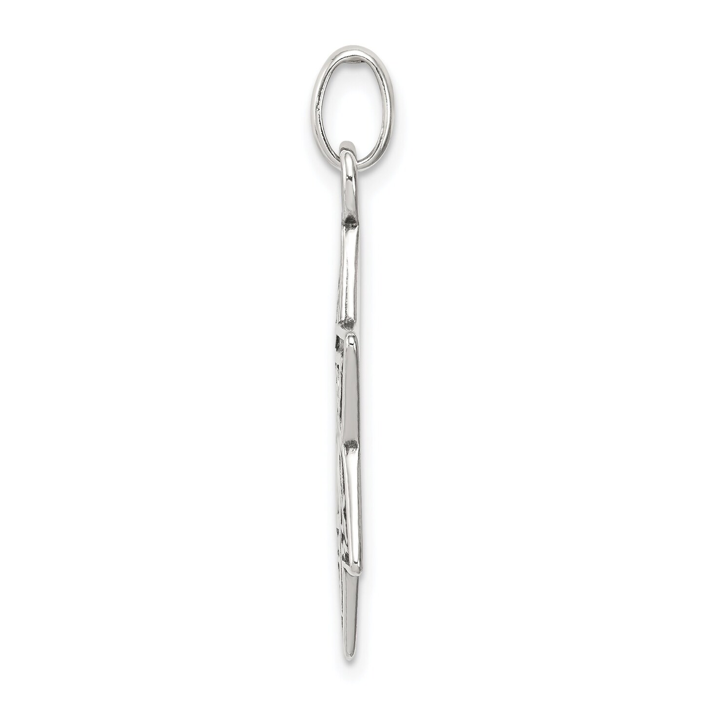 Sterling Silver Star of David Charm Jewerly 28mm x 20mm