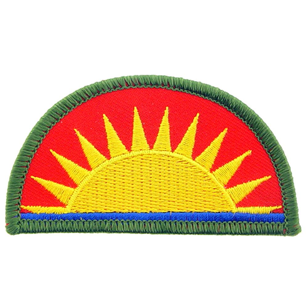 U.S. Army 41st Infantry Division Patch Yellow &#x26; Red 3&#x22;