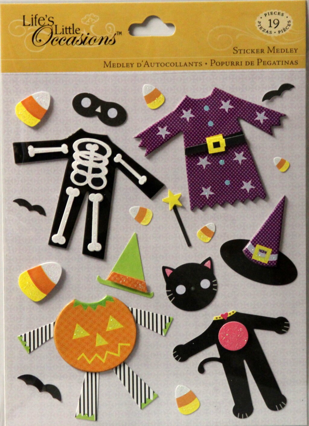 K &#x26; Company Life&#x27;s Little Occasions Costumes Dimensional Sticker Medley