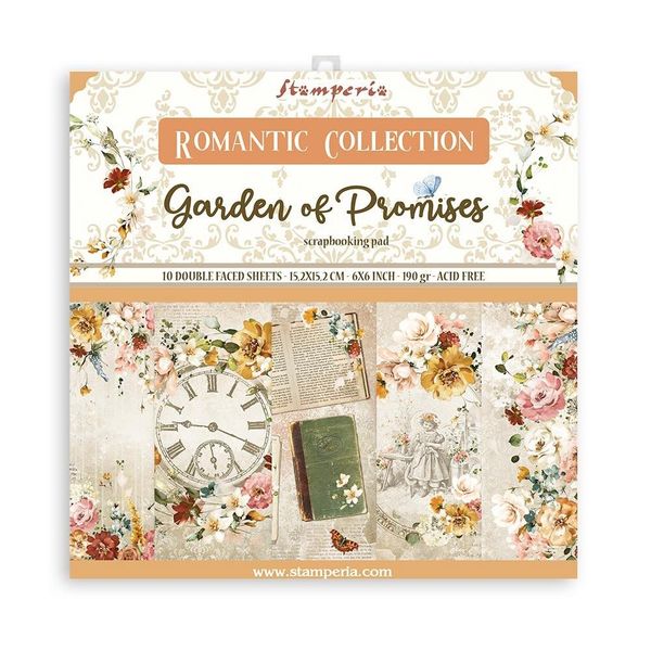 Stamperia Garden of Promises 6x6 Paper Pack