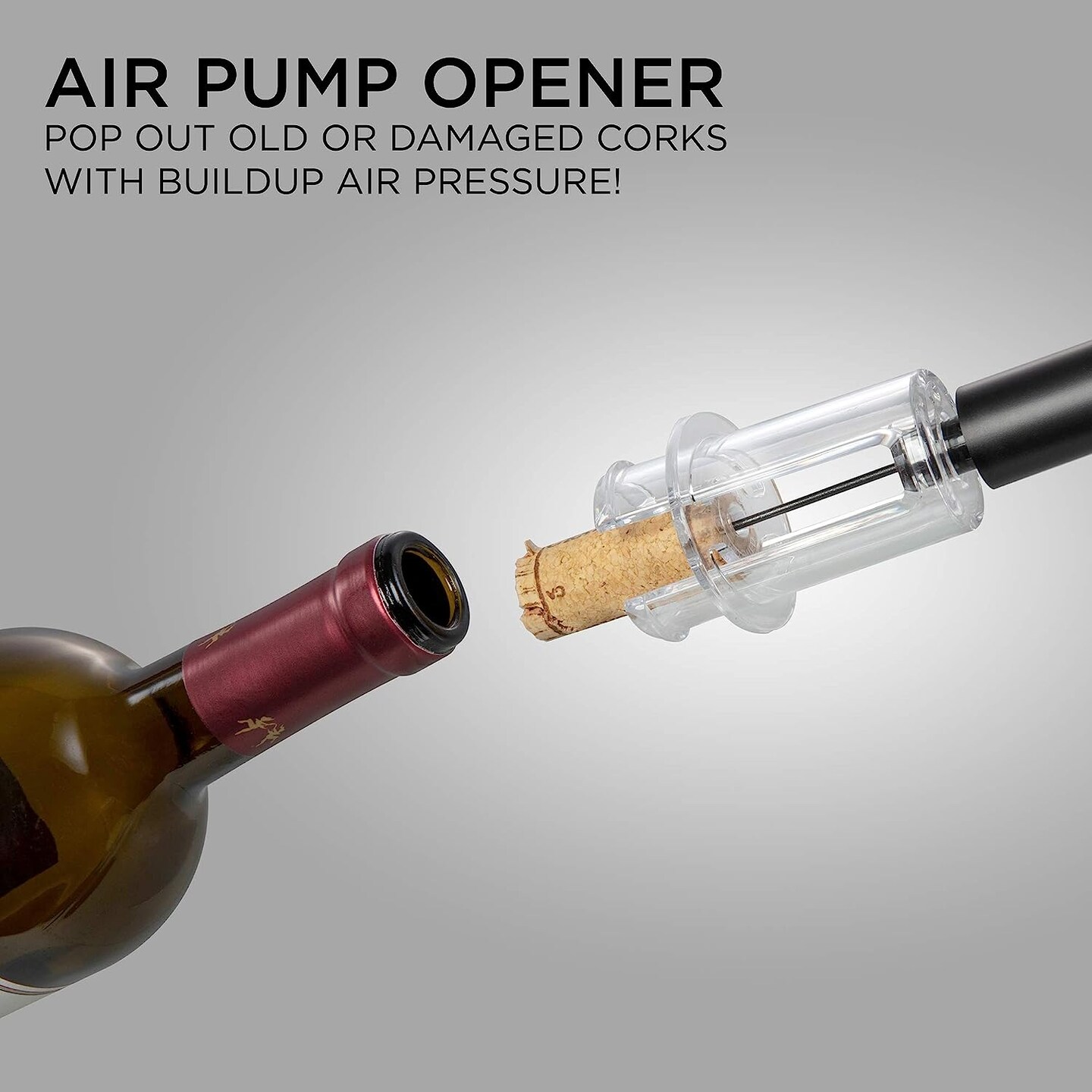 Ivation Electric Wine Opener, 9-Piece Wine Gift Set, Electric Bottle Opener, Wine Aerator Pourer