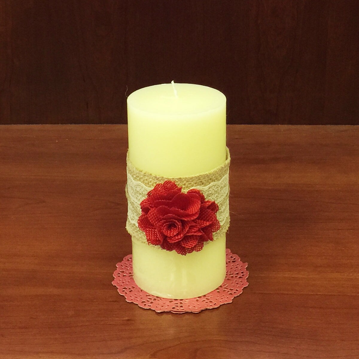 Wrapables Shabby Chic Burlap Rose Flower 3 Inch Diameter (Set of 12), Champagne