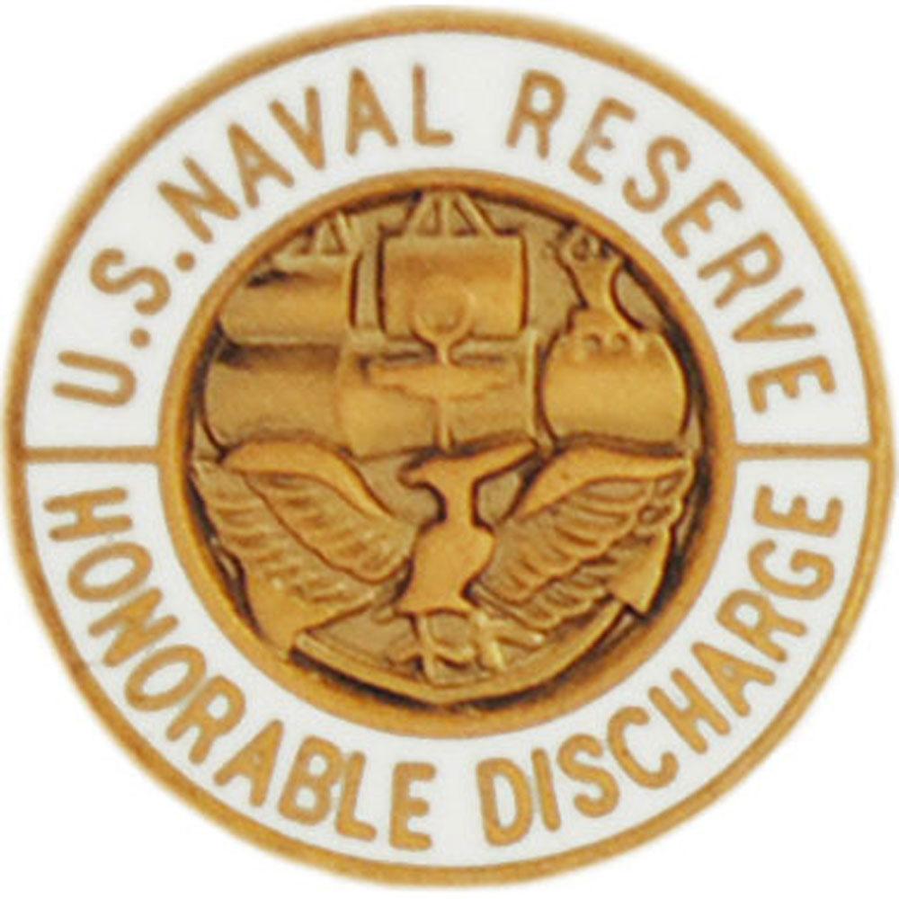 U.S. Navy Reserve Honorable Discharge Pin 1&#x22;