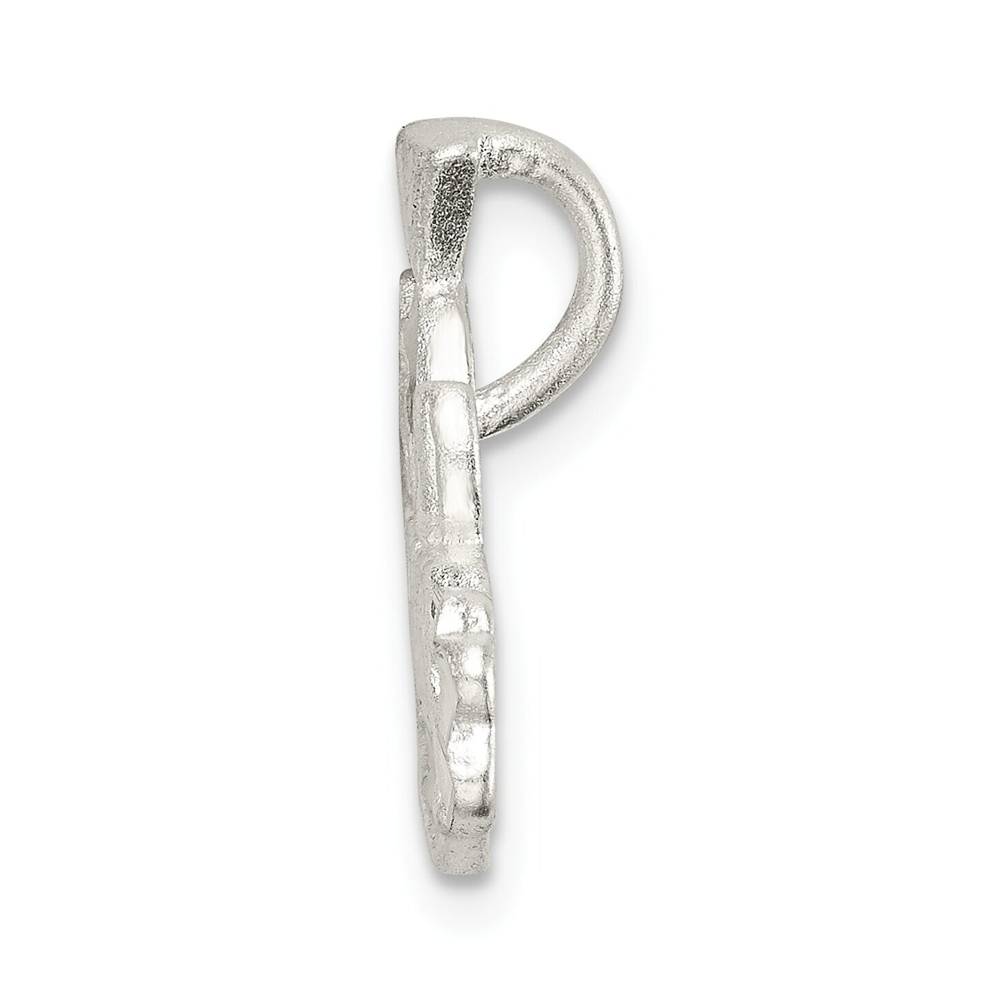 Sterling Silver Daughter Charm Pendant Family Jewelry 17mm x 25mm