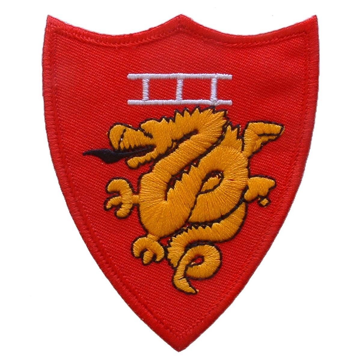 EagleEmblems PM0071 Patch-USMC,03RD AMPHB.DIV (3&#x27;&#x27;)