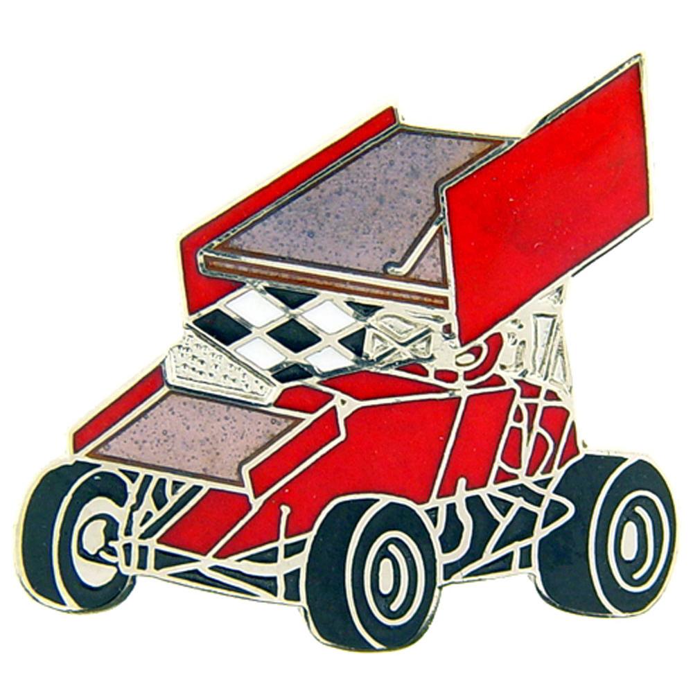 Sprint Wing Car Pin Red 1&#x22;
