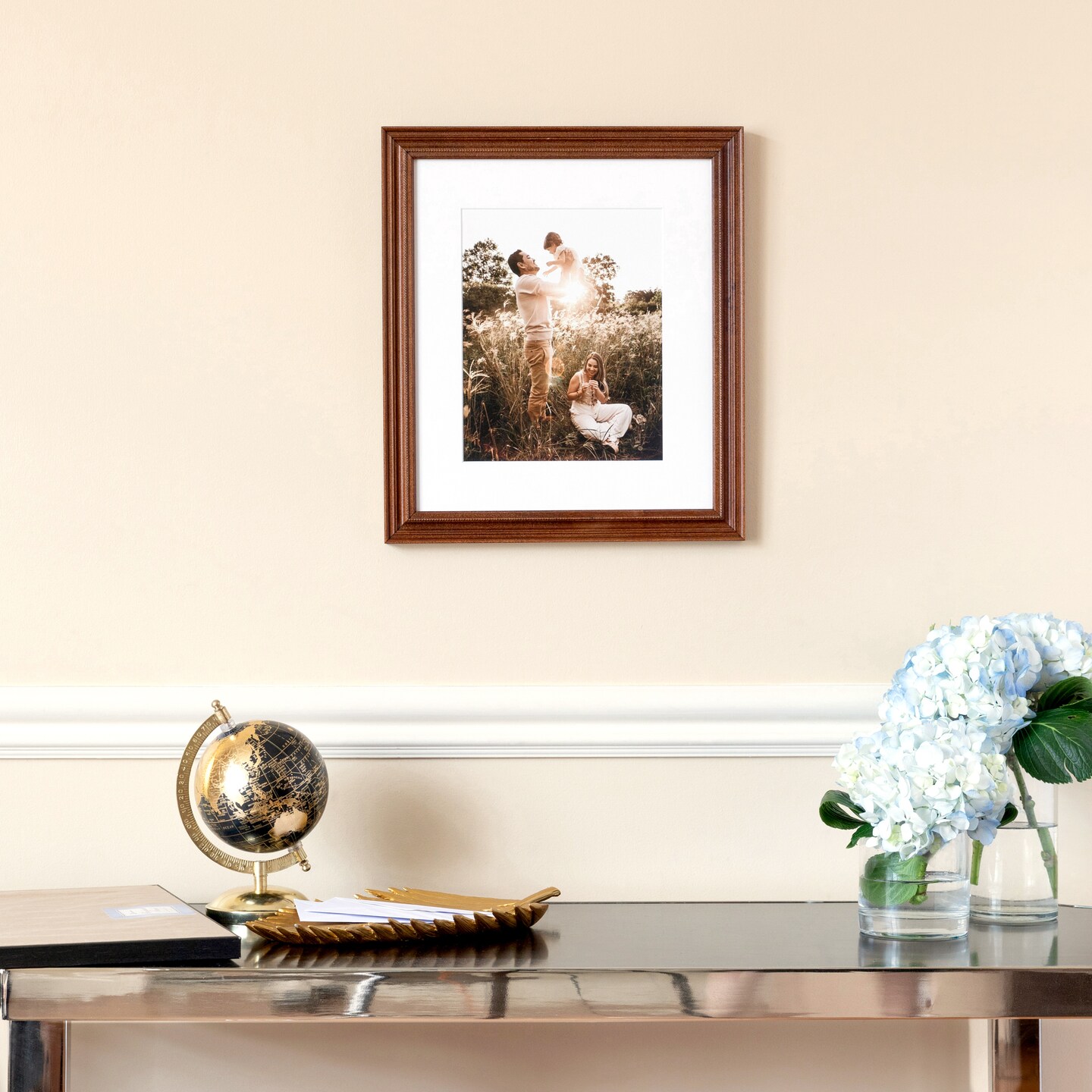 ArtToFrames 12x16 Inch Picture Frame, This 1.25 Inch Custom Wood Poster Frame is Available in Multiple Colors, Great for Your Art or Photos - Comes with Regular Glass and  Foam Backing 3/16 inch (V-81375-12x16)