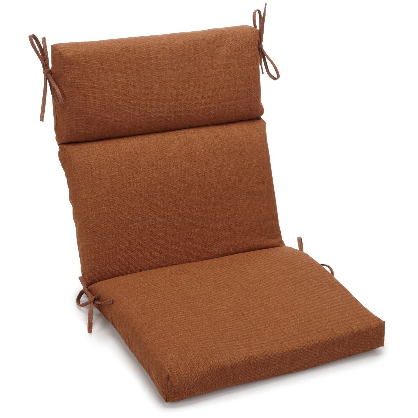 22 inch by 45 inch Spun Polyester Outdoor Squared Seat Back Chair