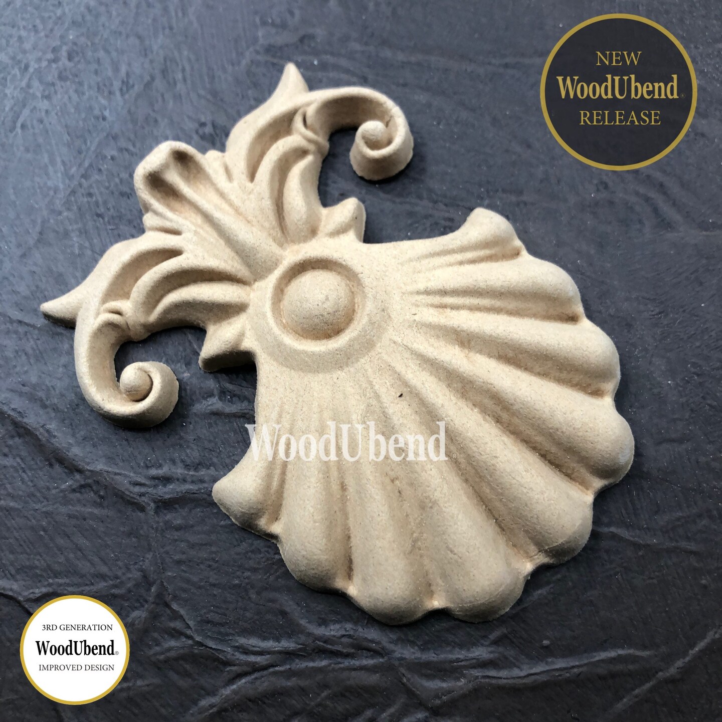 WoodUbend Set of Shell Appliques