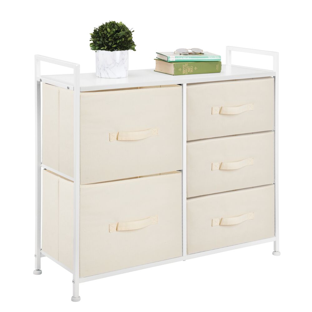 mDesign Wide Dresser Storage Tower Organizer Unit, 5 Drawers Michaels