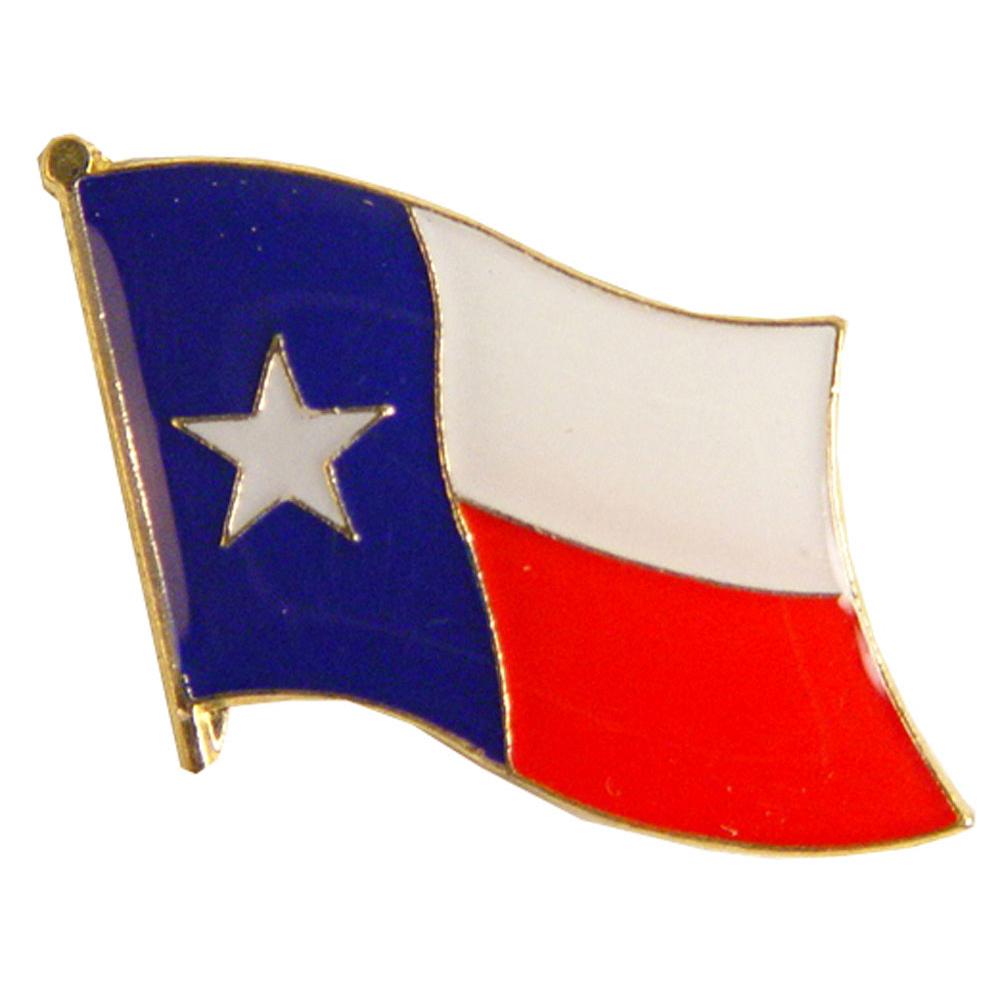 Texas Flag Pin 1&#x22;