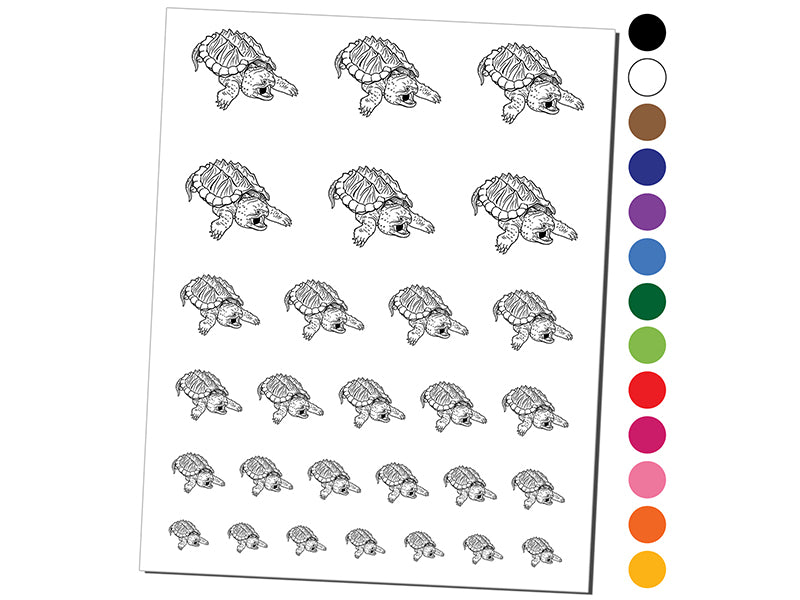 Common Snapping Turtle Hand Drawn Royalty Free SVG Cliparts Vectors  And Stock Illustration Image 39540782