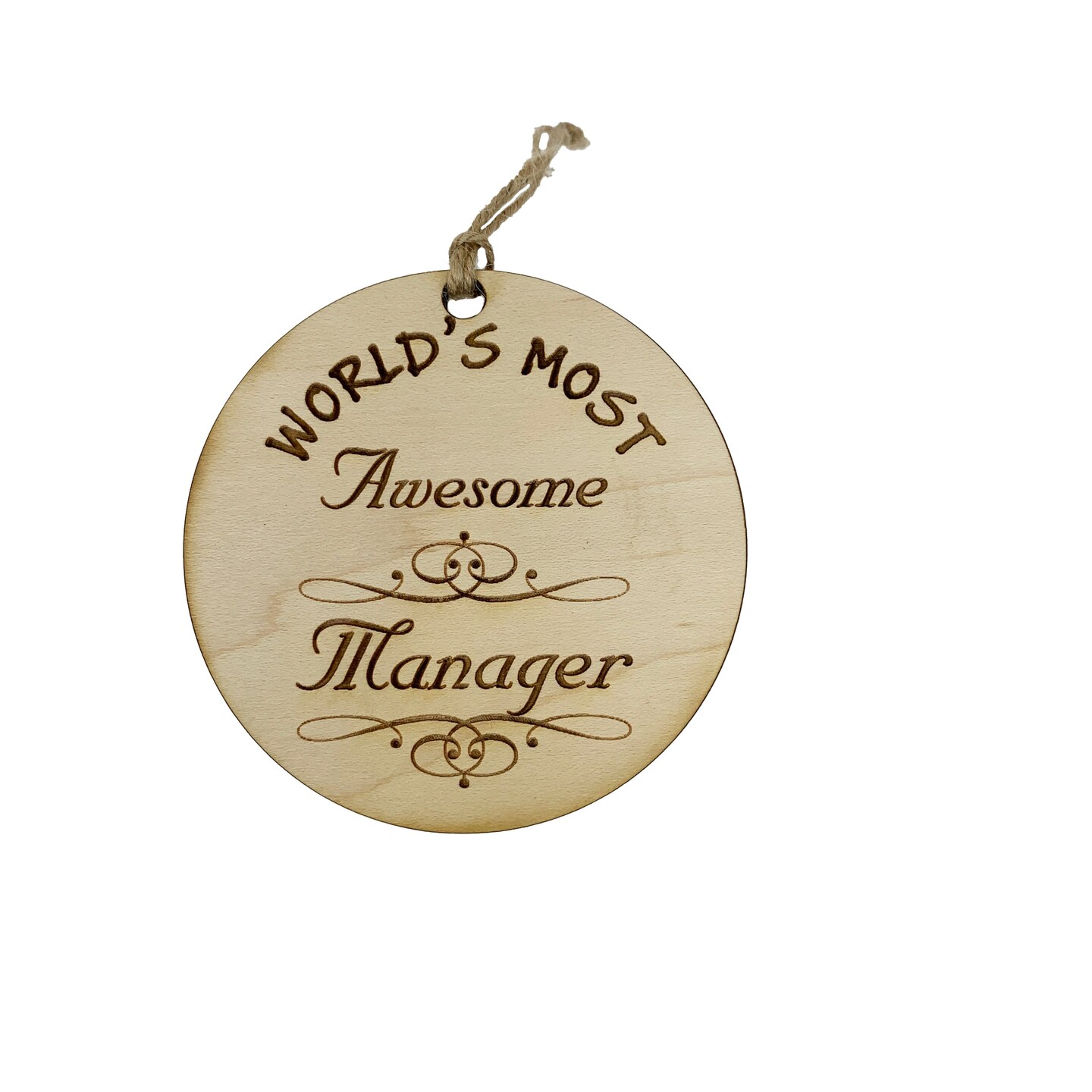 Worlds most Awesome Manager - Ornament Worlds most Awesome Manager - Ornament