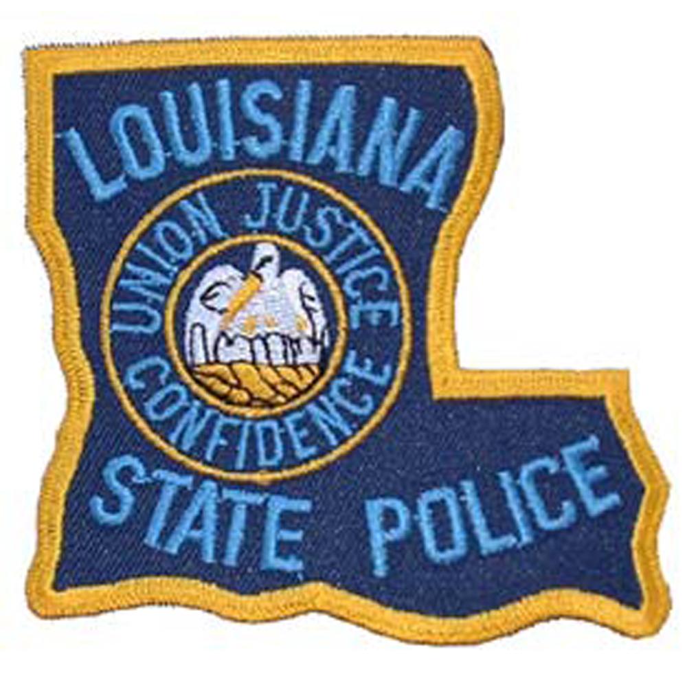 EagleEmblems PM3318 Patch-POL,Louisiana (3&#x27;&#x27;)