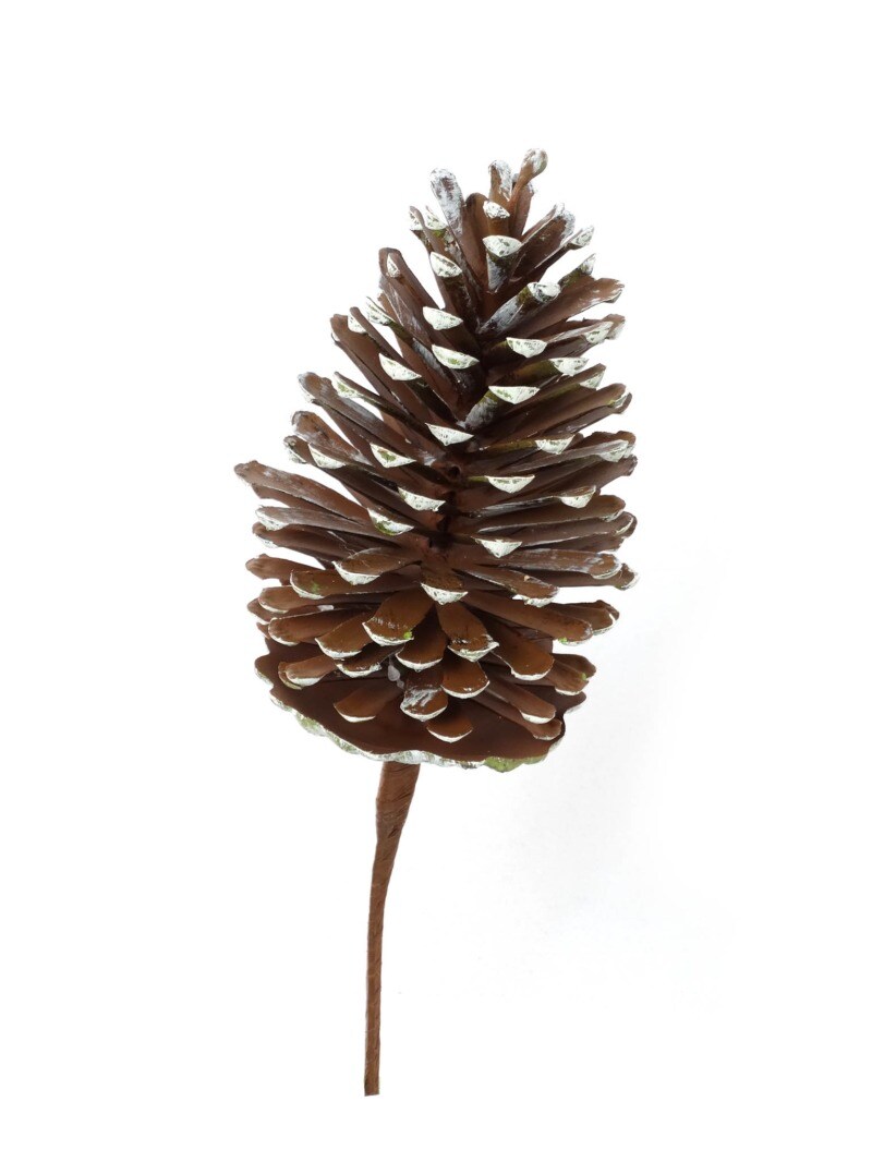 8&#x22; PLASTIC PINE CONE PICK Faux