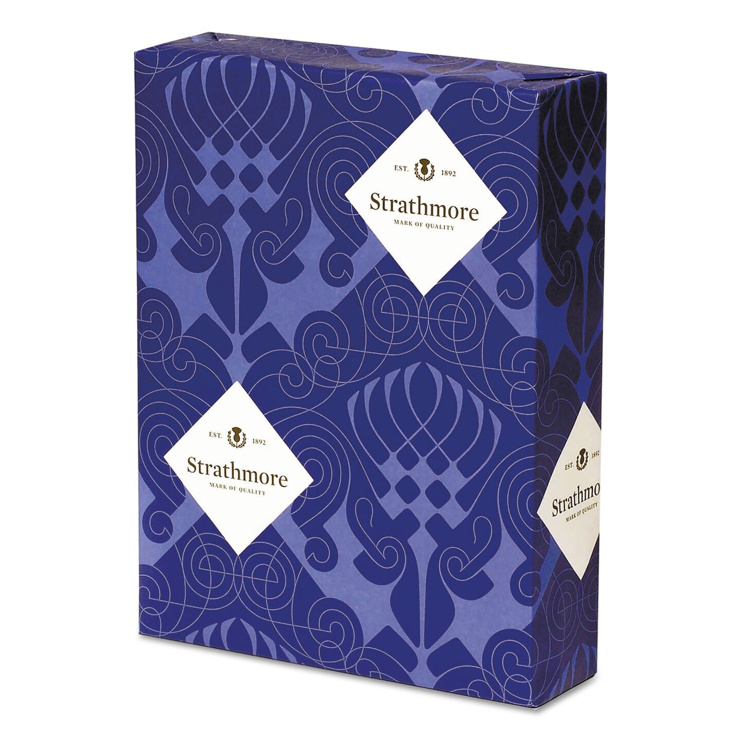 Strathmore Paper 100 Pure Cotton Business Stationery 98 Bright 24lb 8.5 x 11 White 500/Ream