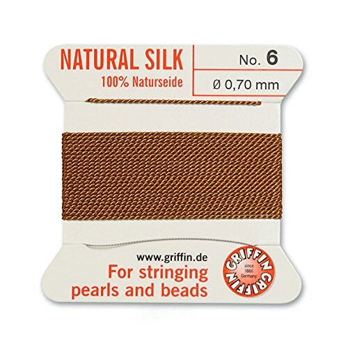 Griffin natural silk sale bead cord