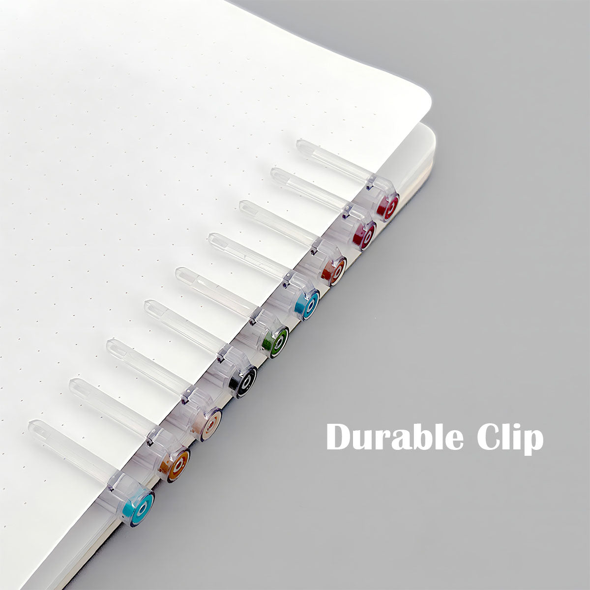 Wrapables Colorful Gel Ink Pens, 0.5mm Fine Point, for Home, Office, Stationery (Set of 9)