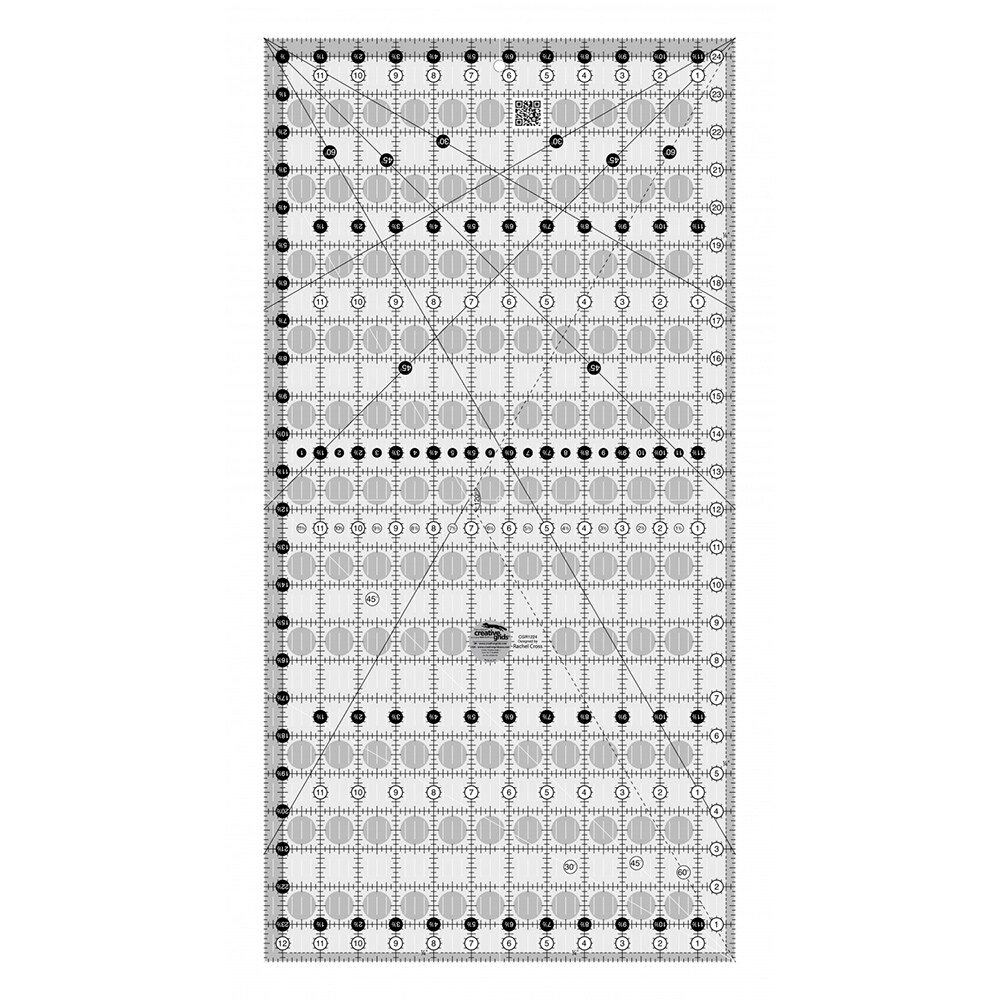 Creative Grids hot Quilt Ruler 12-1/2in x 24-1/2in - Largest Rectangle on the Market!