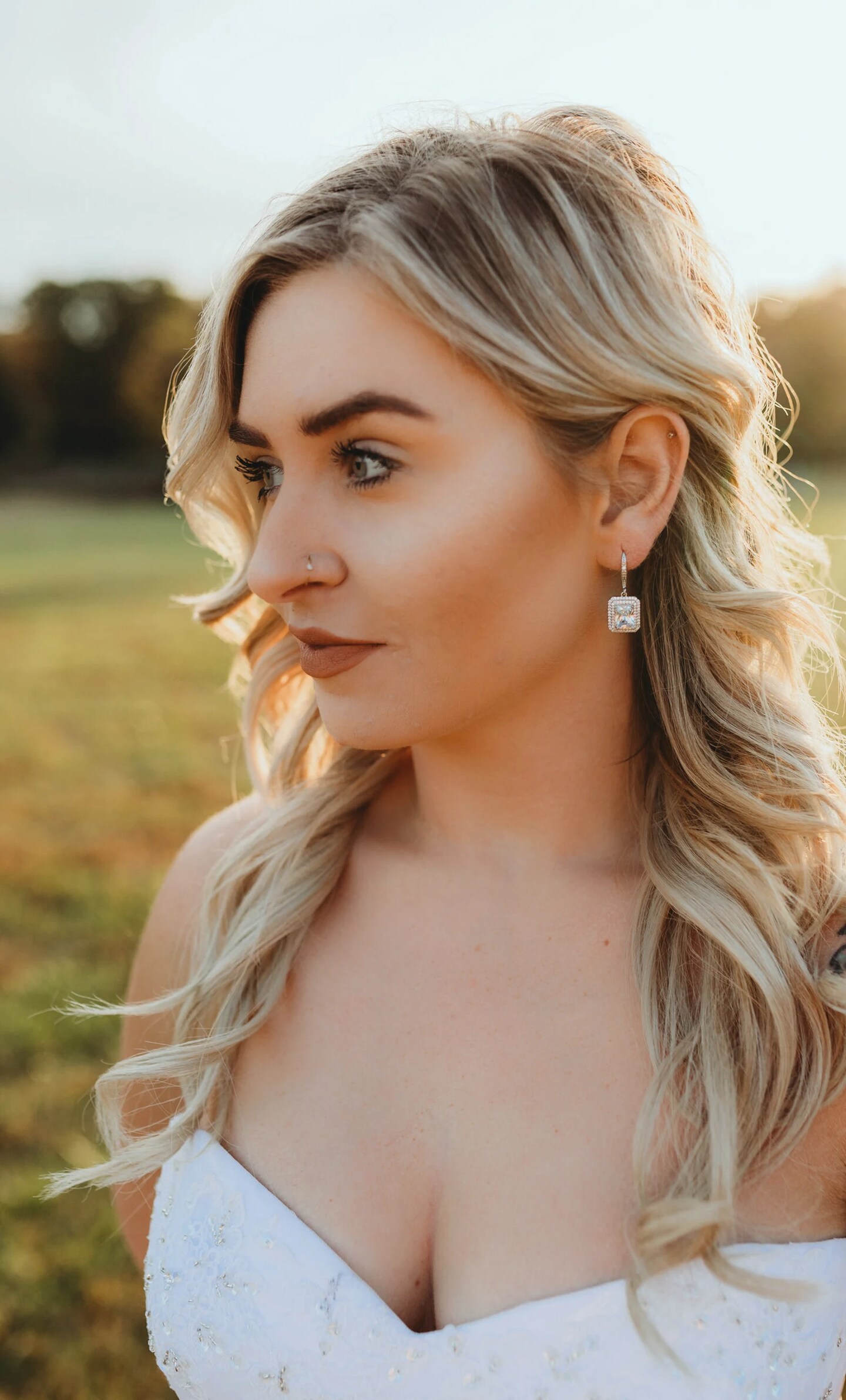 Emerald on sale bridal earrings