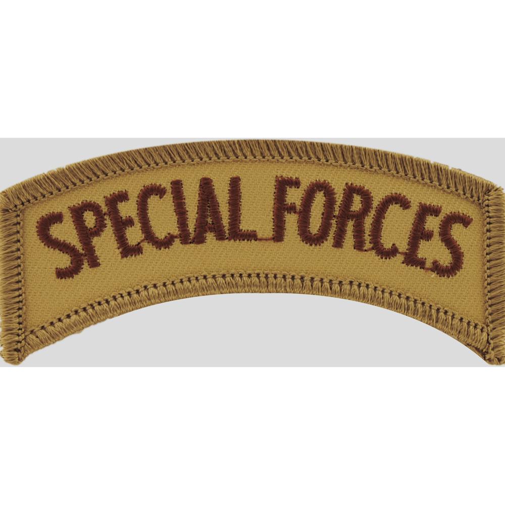 Special Forces Patch Brown 3&#x22;