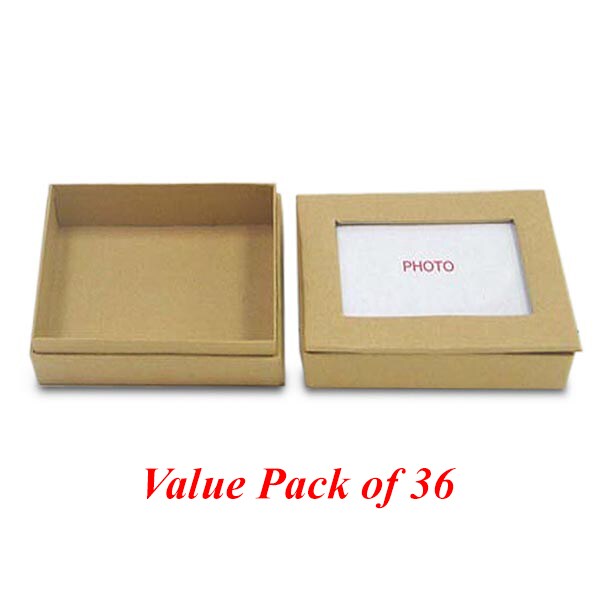 Value Pack of 36 Rectangular Photo Box - Small