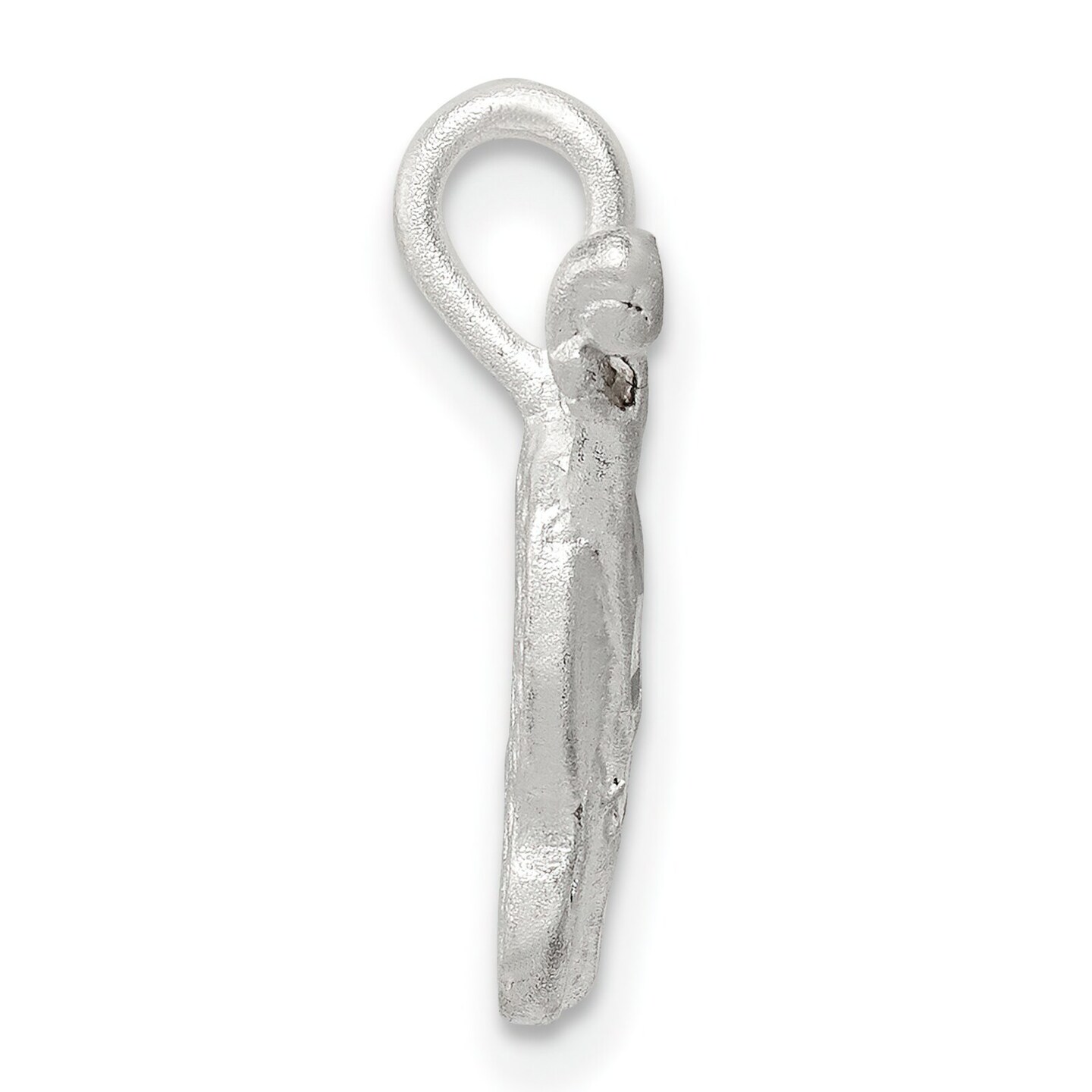 Sterling Silver Violin Pendant Music Charm FindingKing Jewerly 22mm x 8mm