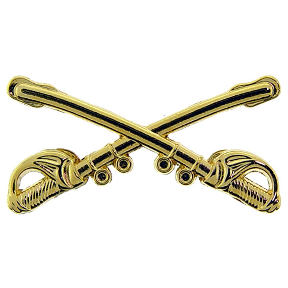 U.S. Army Cavalry Crossed Swords Pin 1 1/8&#x22;