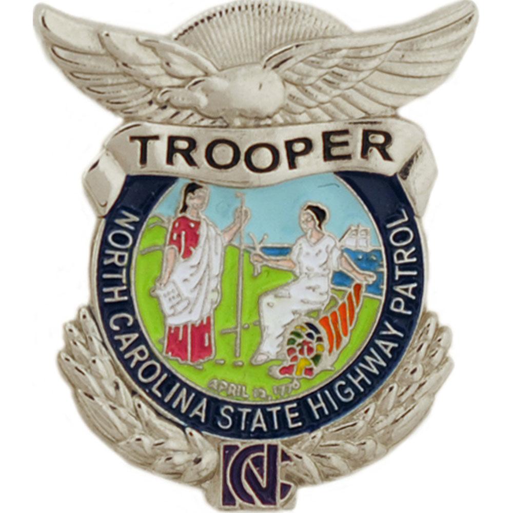 North Carolina Highway Patrol Badge Pin 1&#x22;