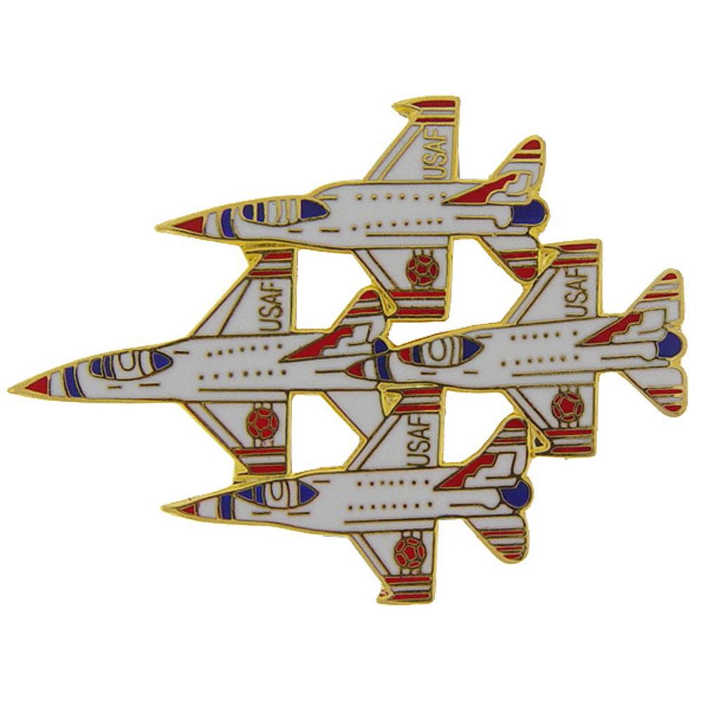 Buy in Bulk - F-16 Fighting Falcons In Diamond Formation Pin 1 3/4 ...