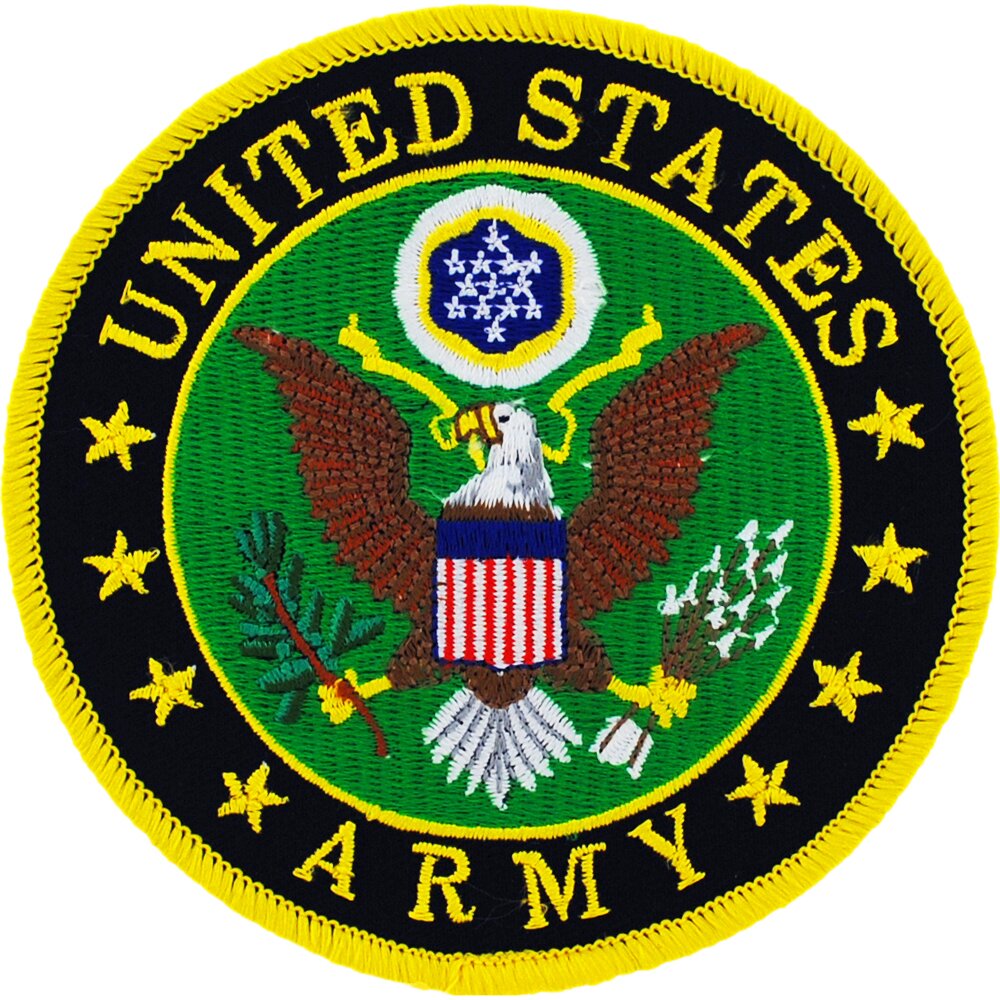 EagleEmblems PM7359 Patch-Army Symbol (04) (4&#x27;&#x27;)