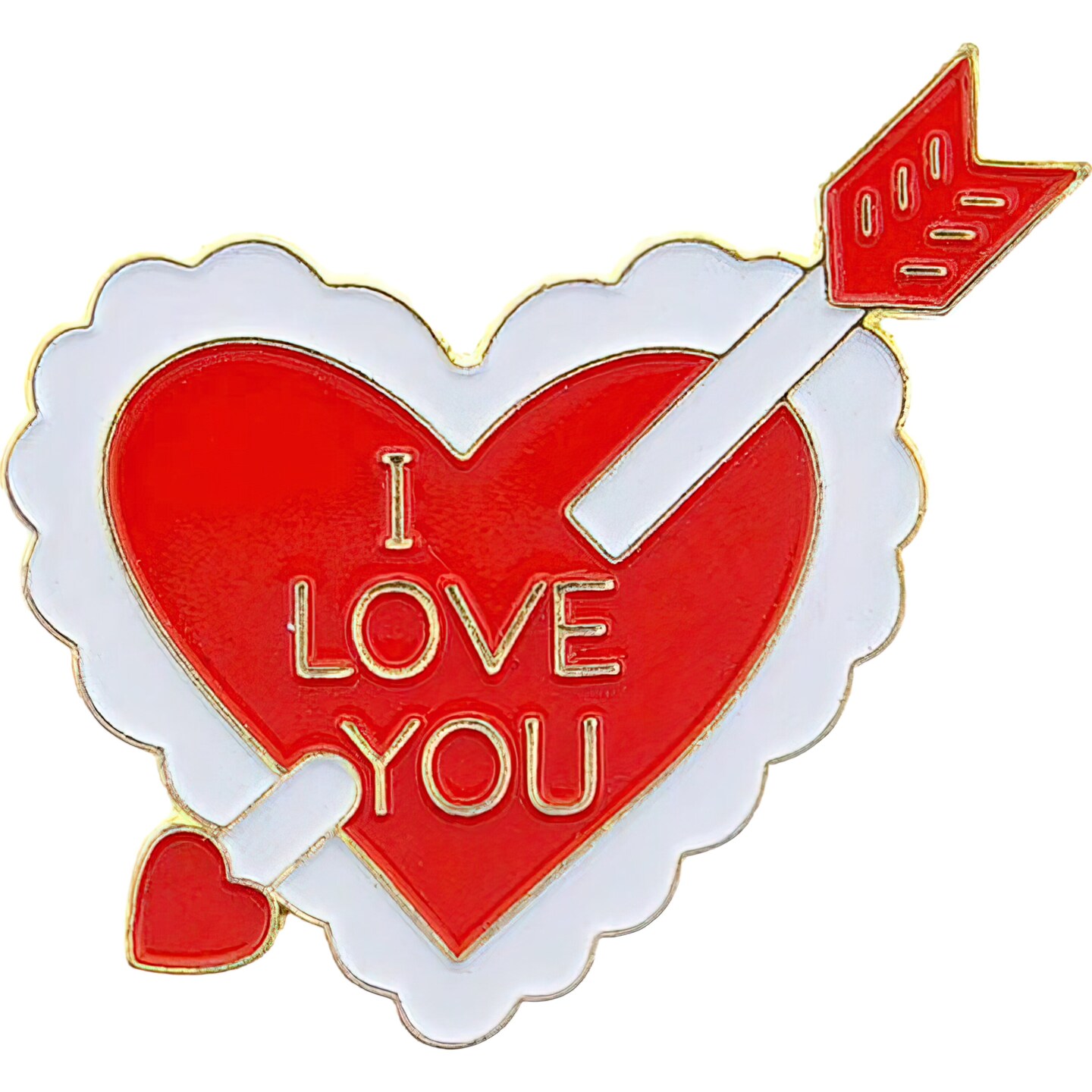 I Love You Pin 1&#x22;