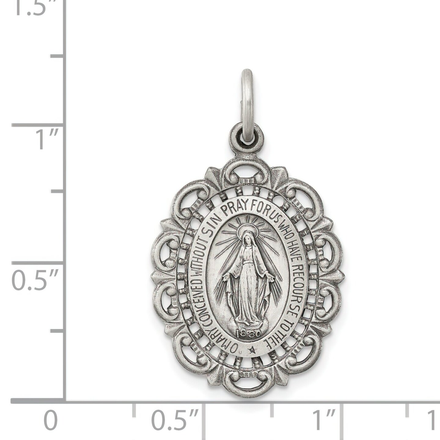 Sterling Silver Miraculous Medal