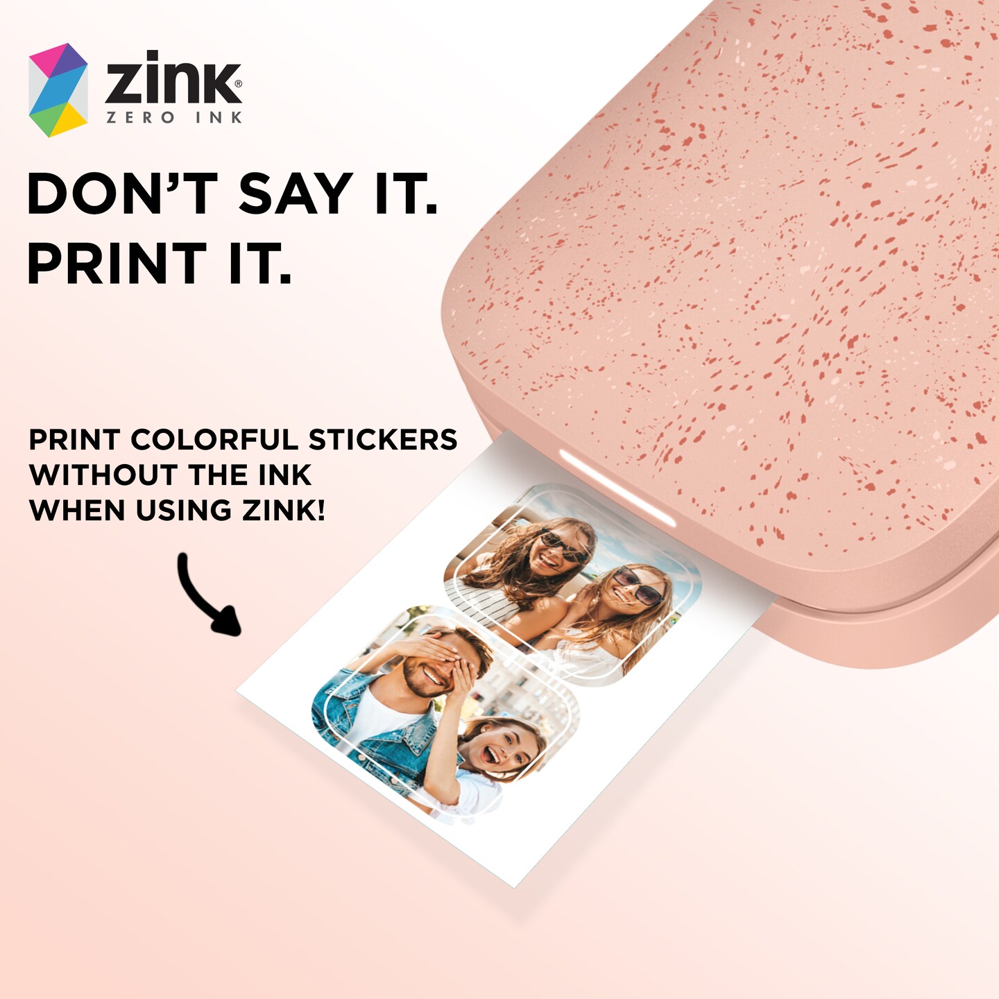 HP Sprocket 2 in. x 3 in. Premium Zink Sticky Back Photo Paper Compatible  with Sprocket Photo Printers (50-Sheets) HPIZ2X350 - The Home Depot