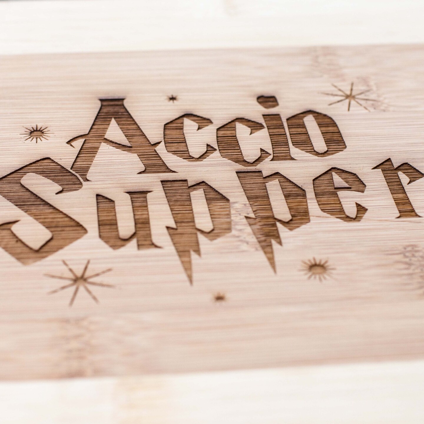 Accio Supper Cutting Board 14''x9.5''x.5'' Bamboo Accio Supper Cutting Board 14''x9.5''x.5'' Bamboo